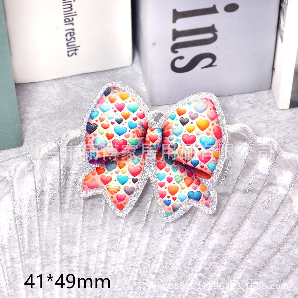 Wholesale 10pcs New loose powder butterfly bag acrylic cute things DIY patch accessories